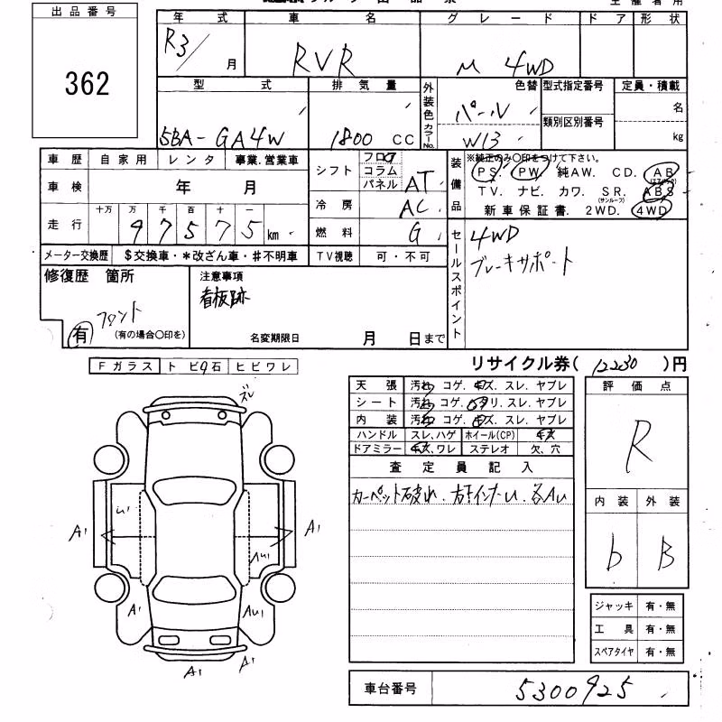 MITSUBISHI RVR