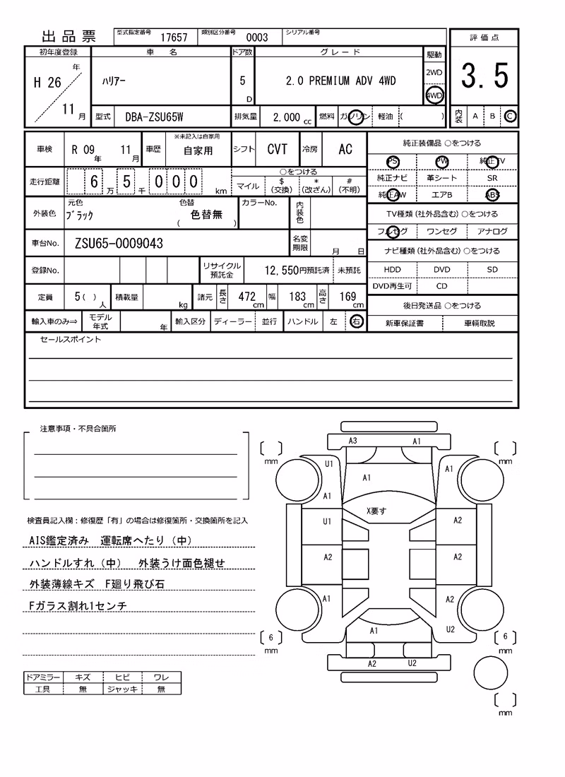 TOYOTA HARRIER