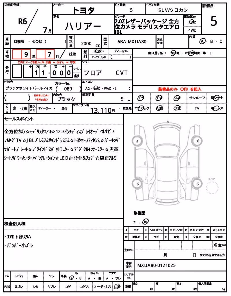 TOYOTA HARRIER