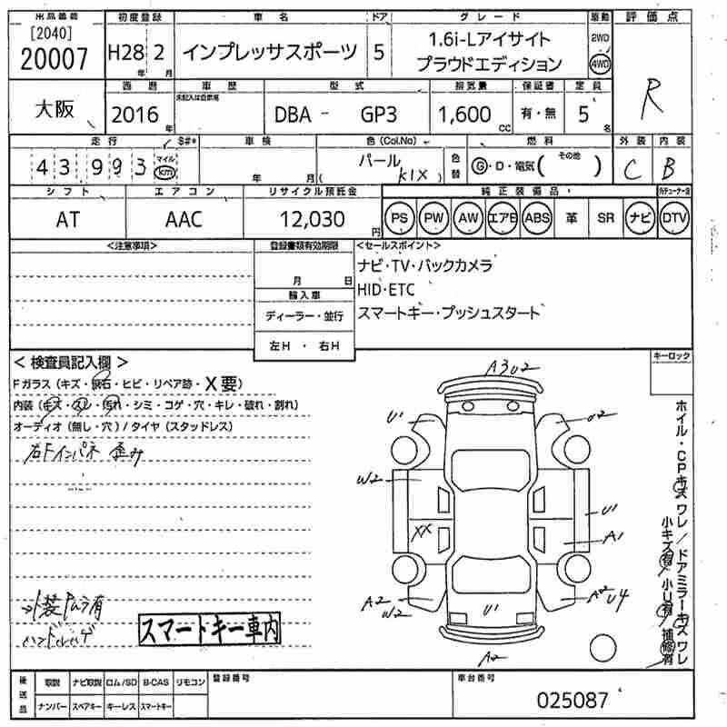 SUBARU IMPREZA