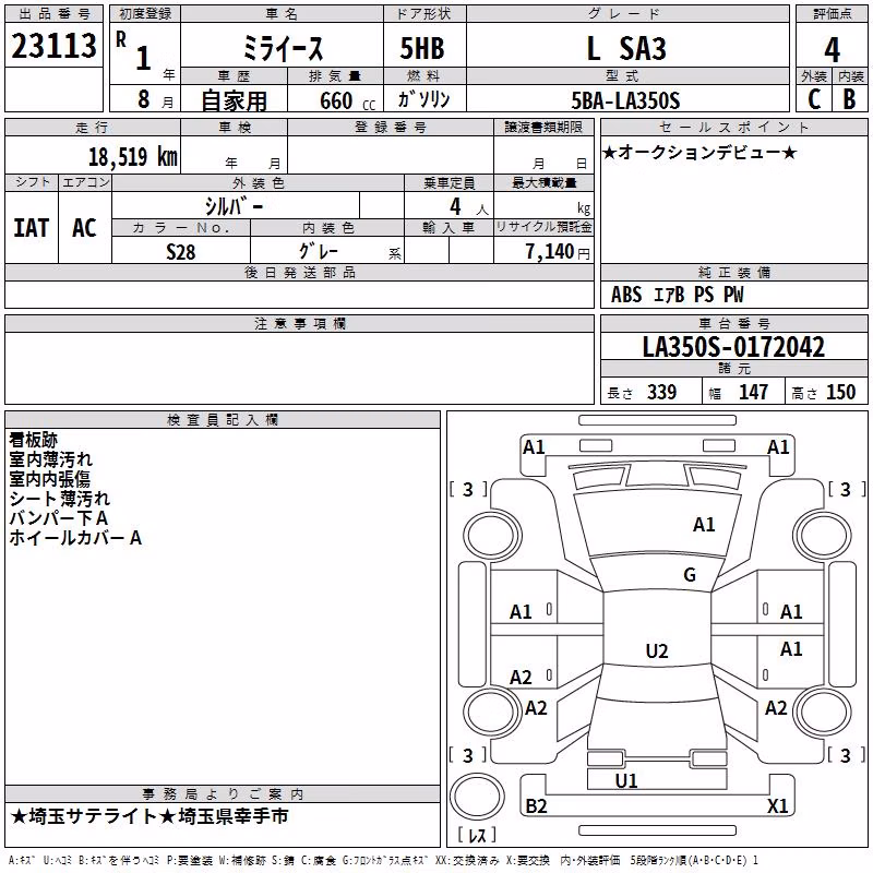 DAIHATSU MIRA E:S