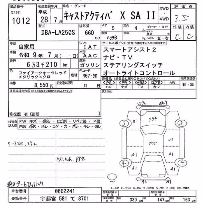 DAIHATSU CAST