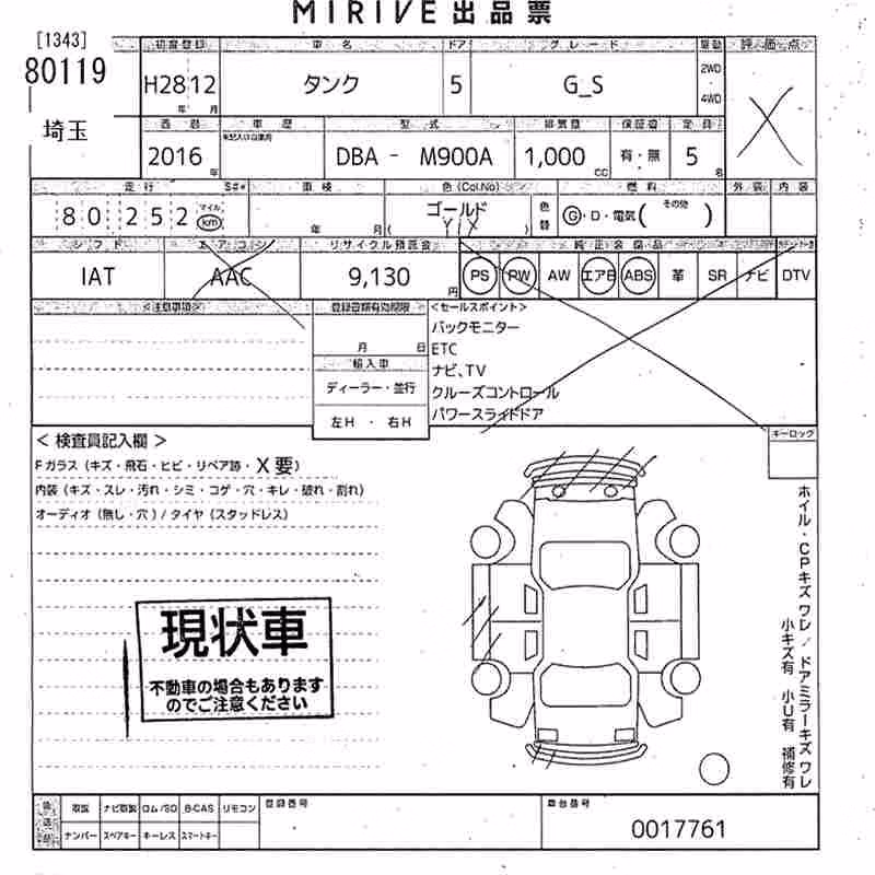 TOYOTA TANK
