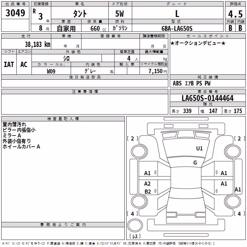 DAIHATSU TANTO