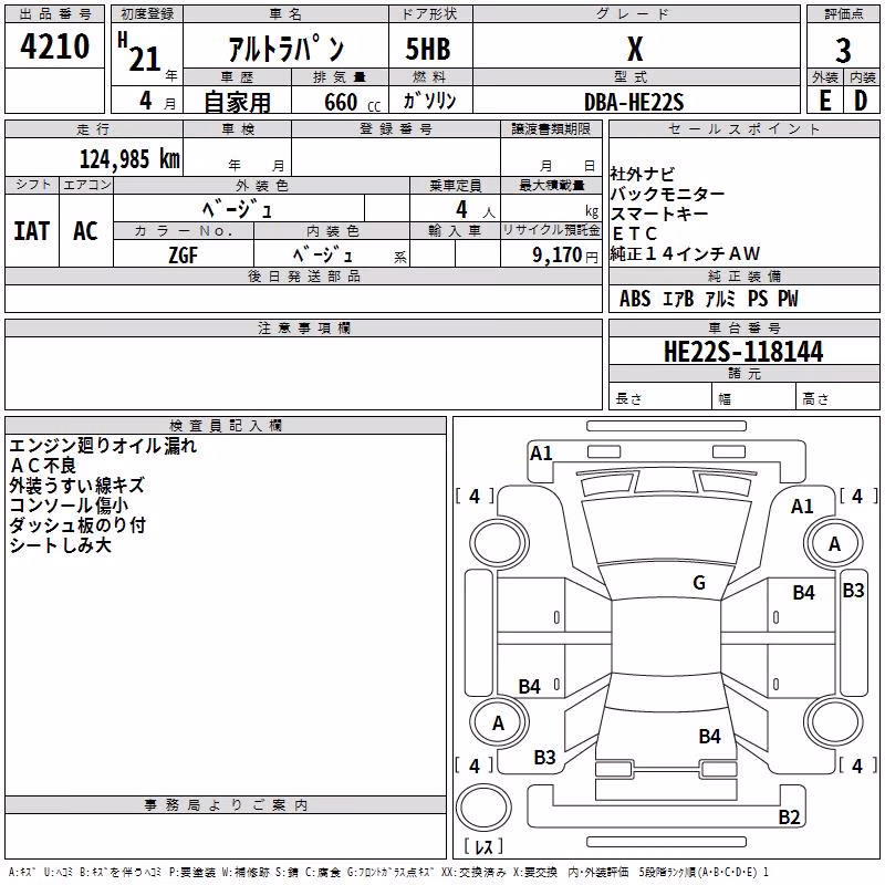 SUZUKI ALTO LAPIN