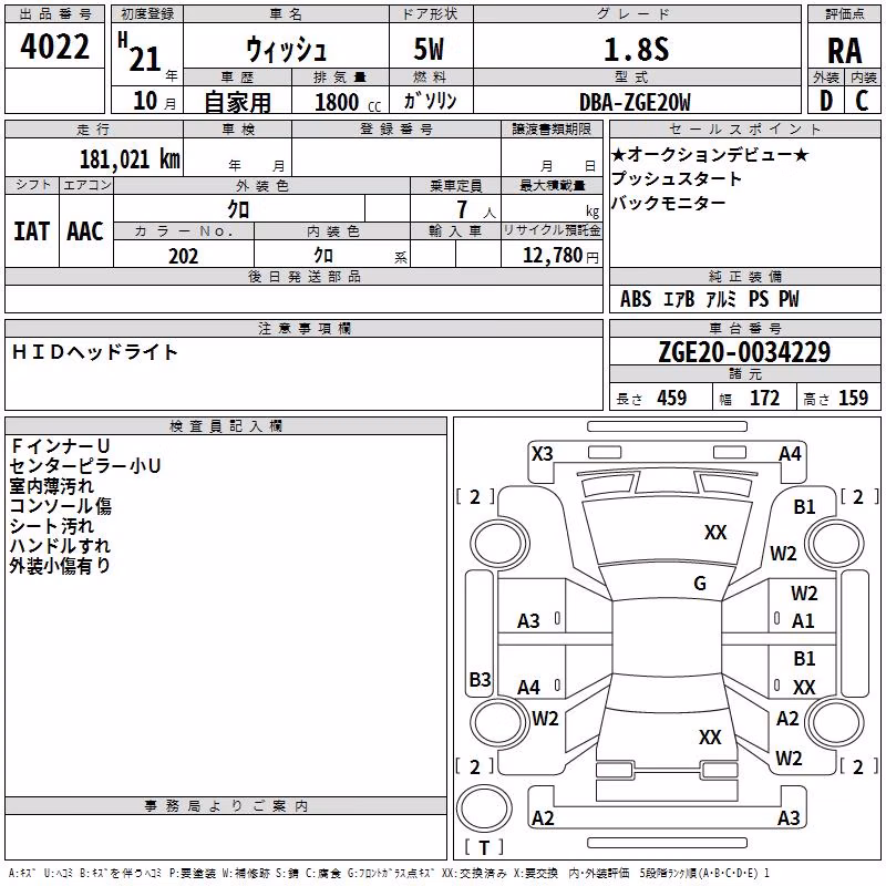 TOYOTA WISH