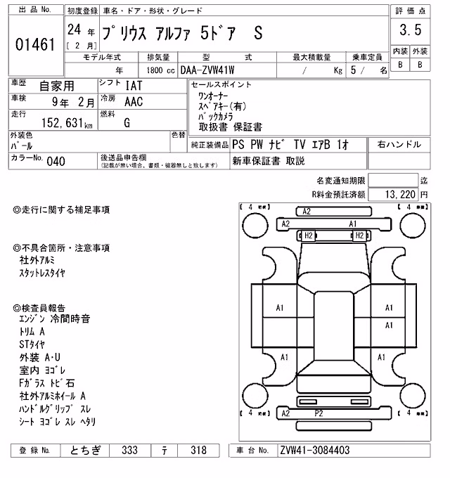TOYOTA PRIUS ALPHA