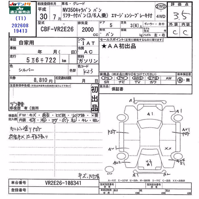 NISSAN NV350 CARAVAN