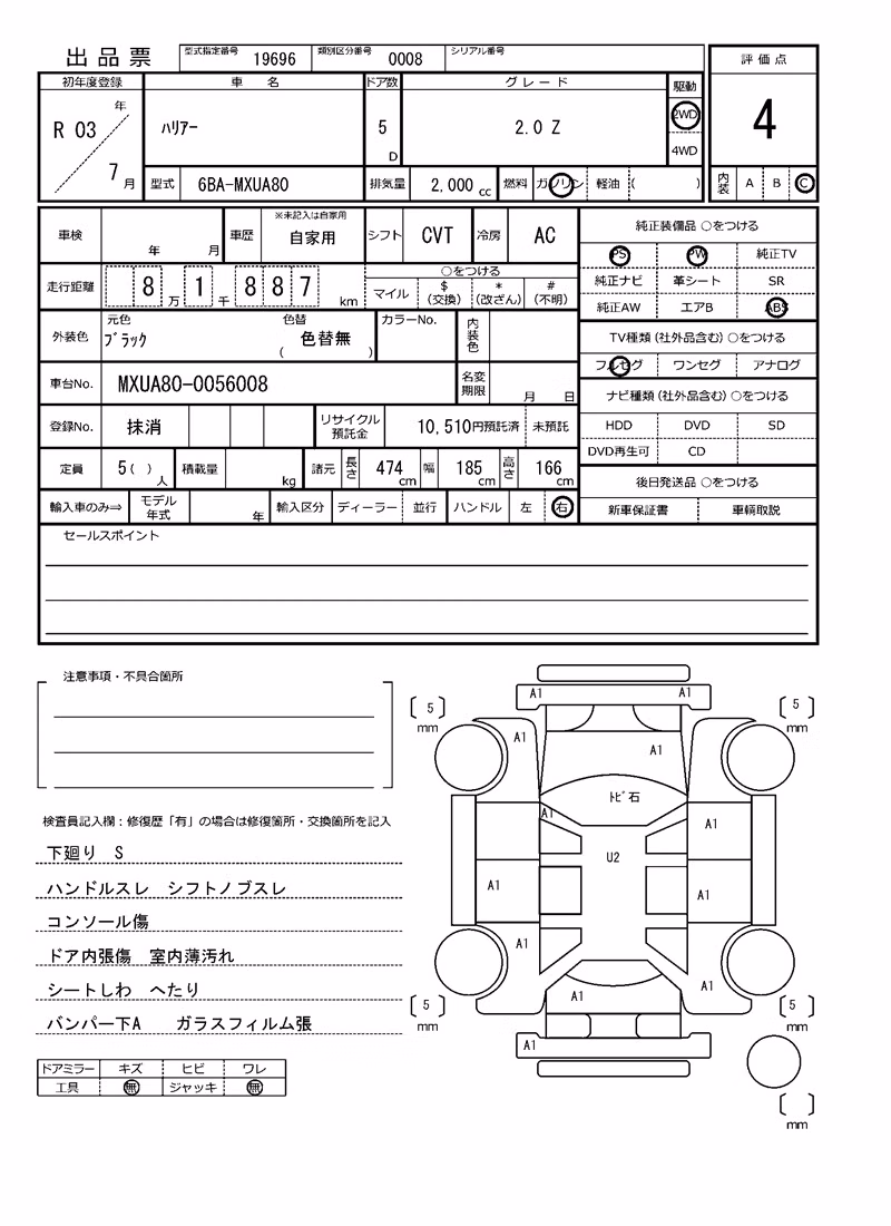 TOYOTA HARRIER