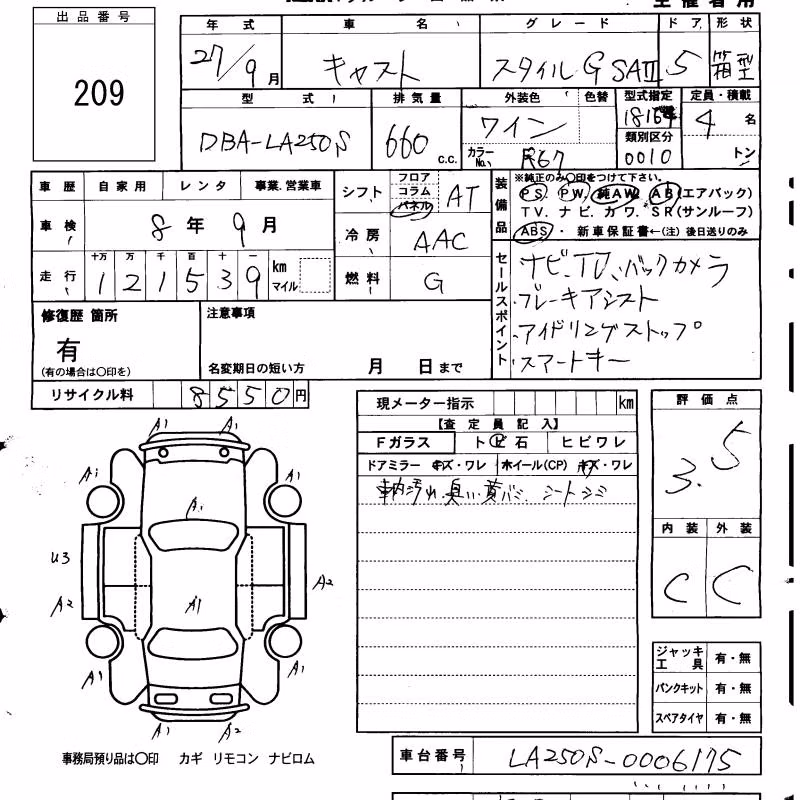 DAIHATSU CAST