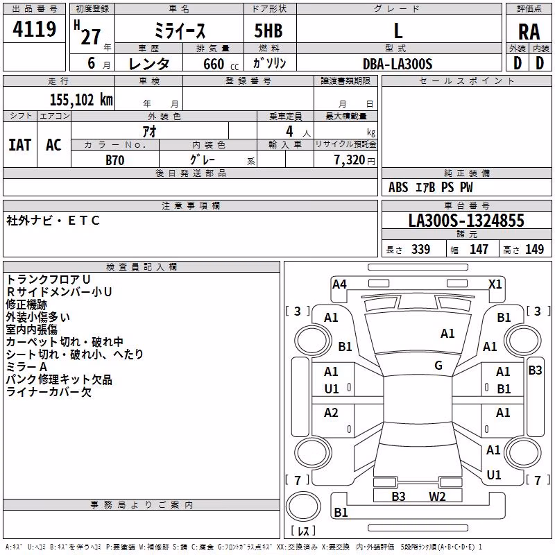 DAIHATSU MIRA E:S