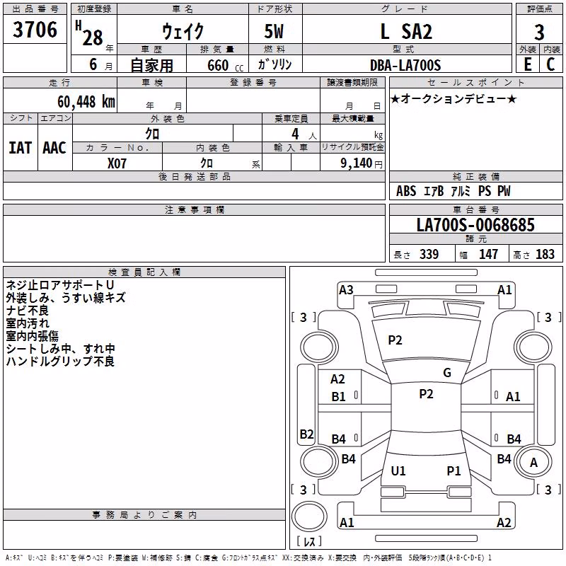 DAIHATSU WAKE