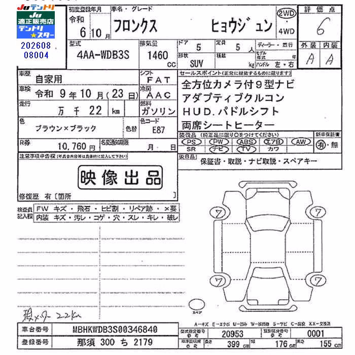 SUZUKI FRONX