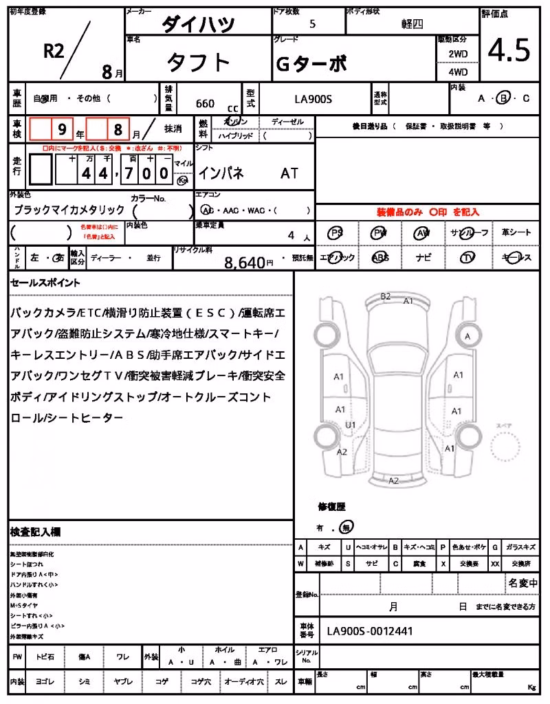 DAIHATSU TAFT
