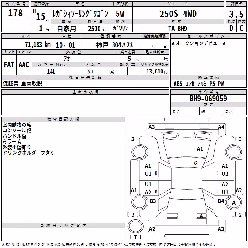 SUBARU LEGACY