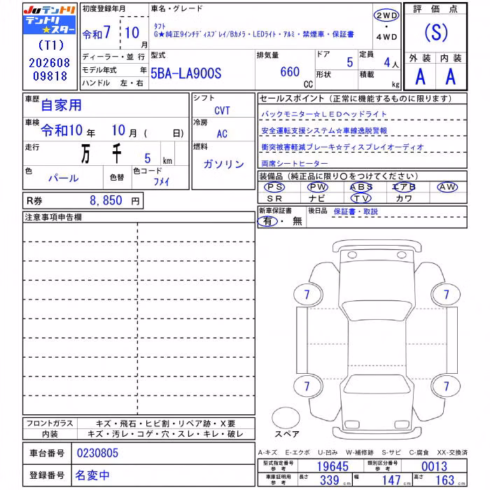 DAIHATSU TAFT
