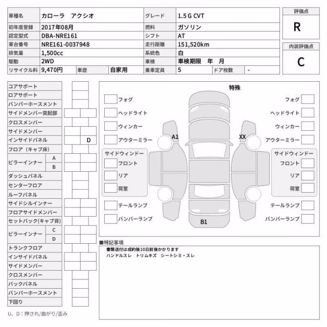 TOYOTA COROLLA AXIO