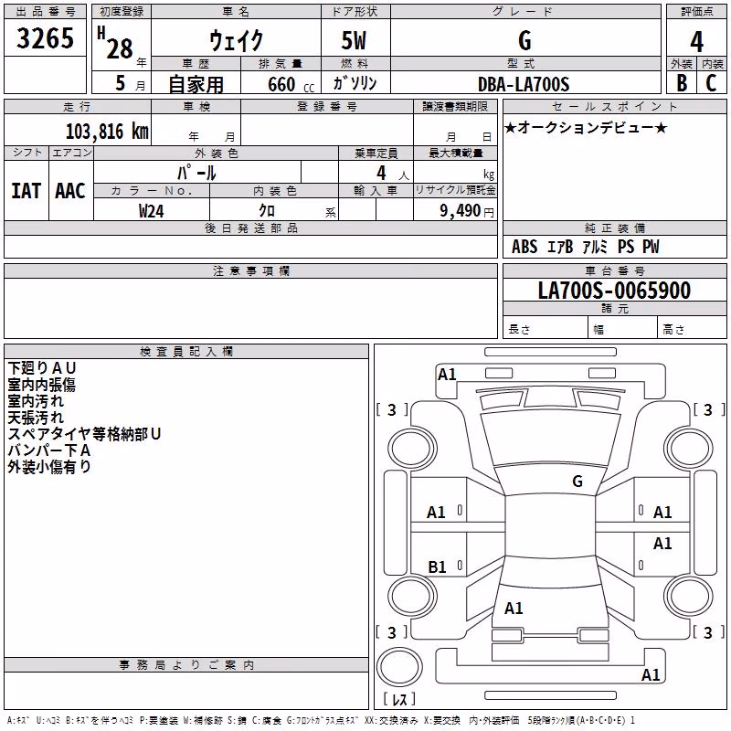 DAIHATSU WAKE