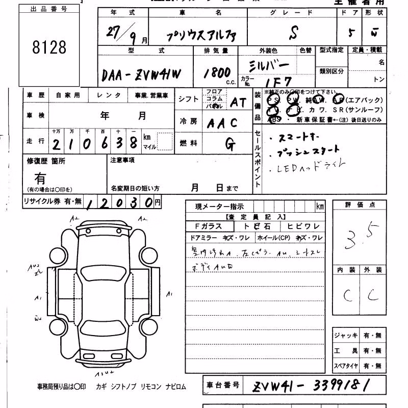 TOYOTA PRIUS ALPHA