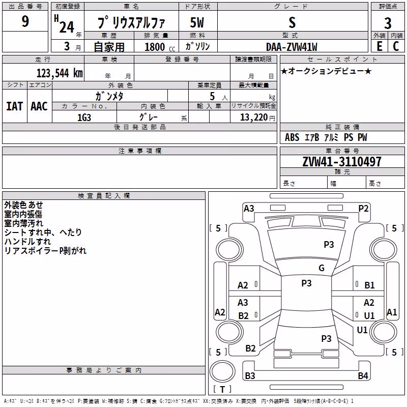 TOYOTA PRIUS ALPHA