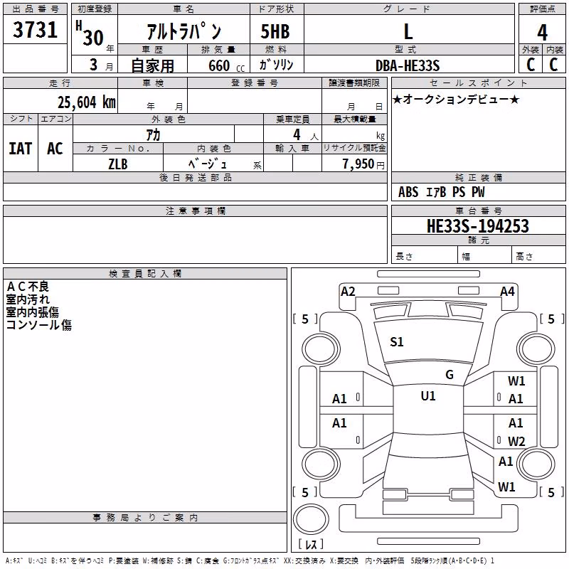 SUZUKI ALTO LAPIN