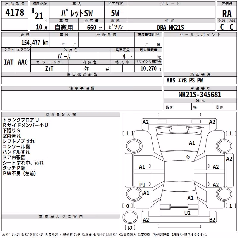 SUZUKI PALETTE