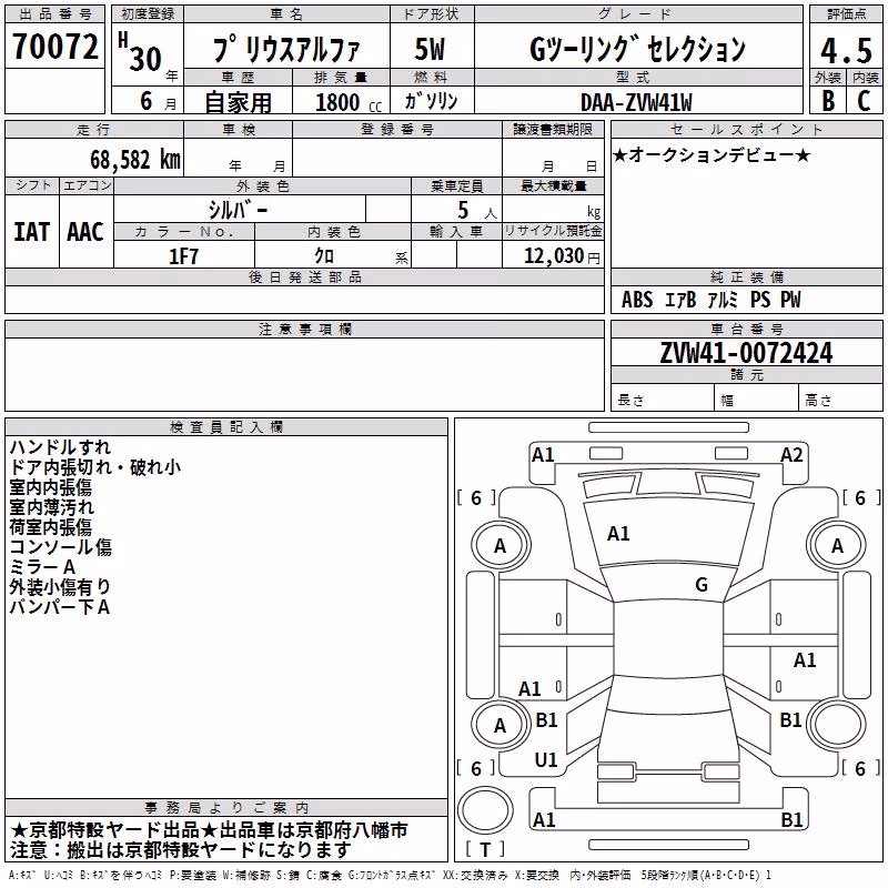 TOYOTA PRIUS ALPHA