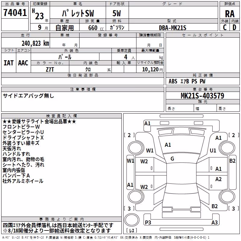 SUZUKI PALETTE