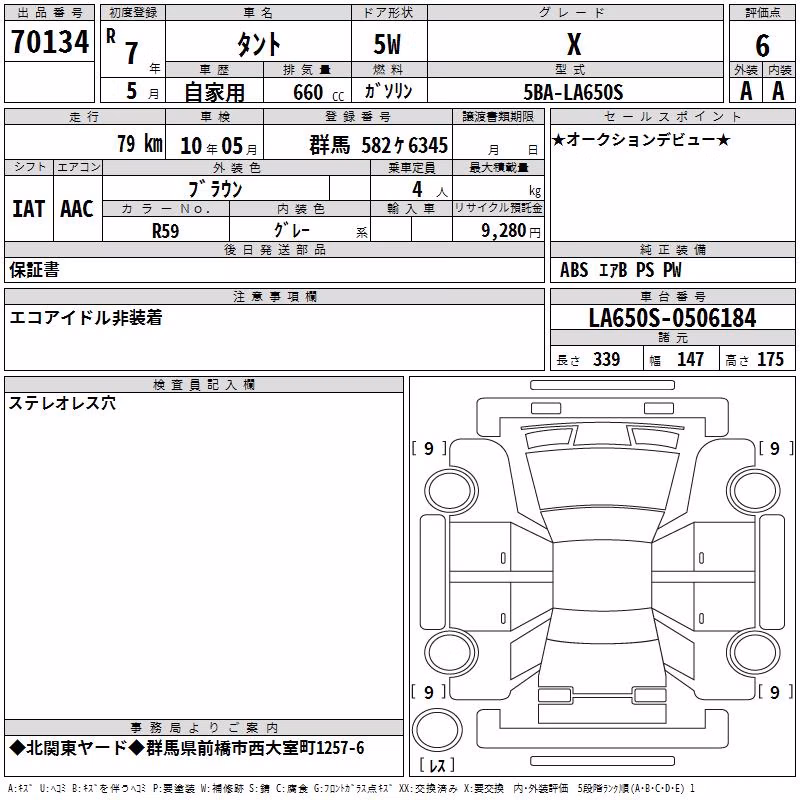 DAIHATSU TANTO