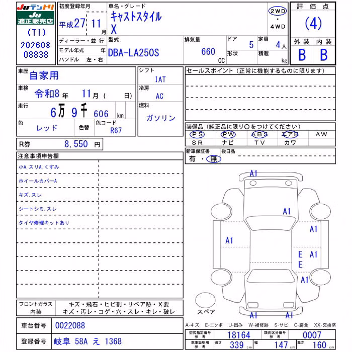 DAIHATSU CAST