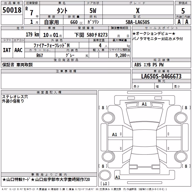 DAIHATSU TANTO