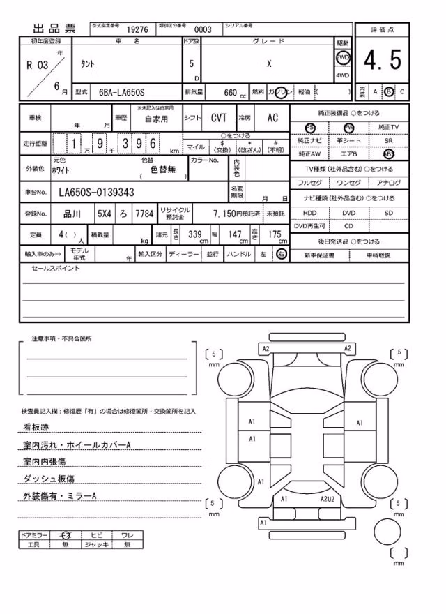 DAIHATSU TANTO
