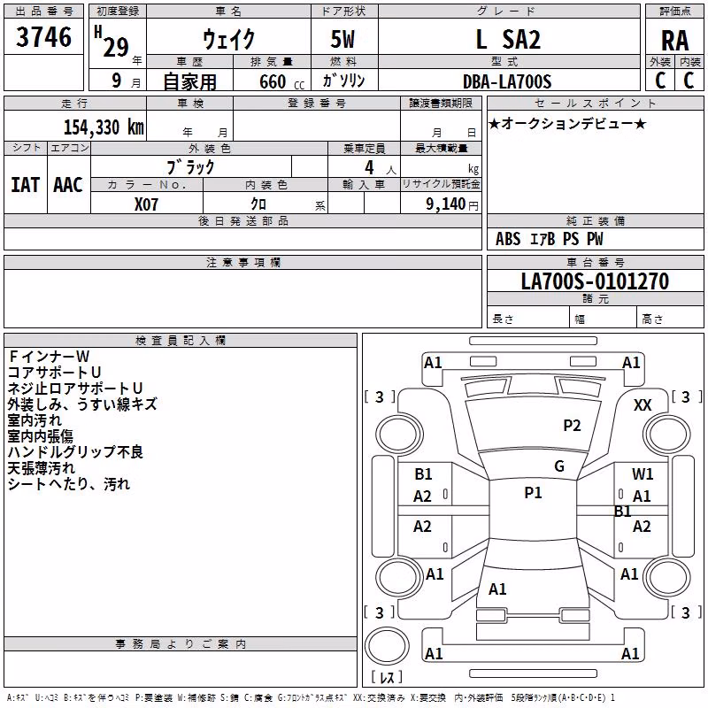 DAIHATSU WAKE