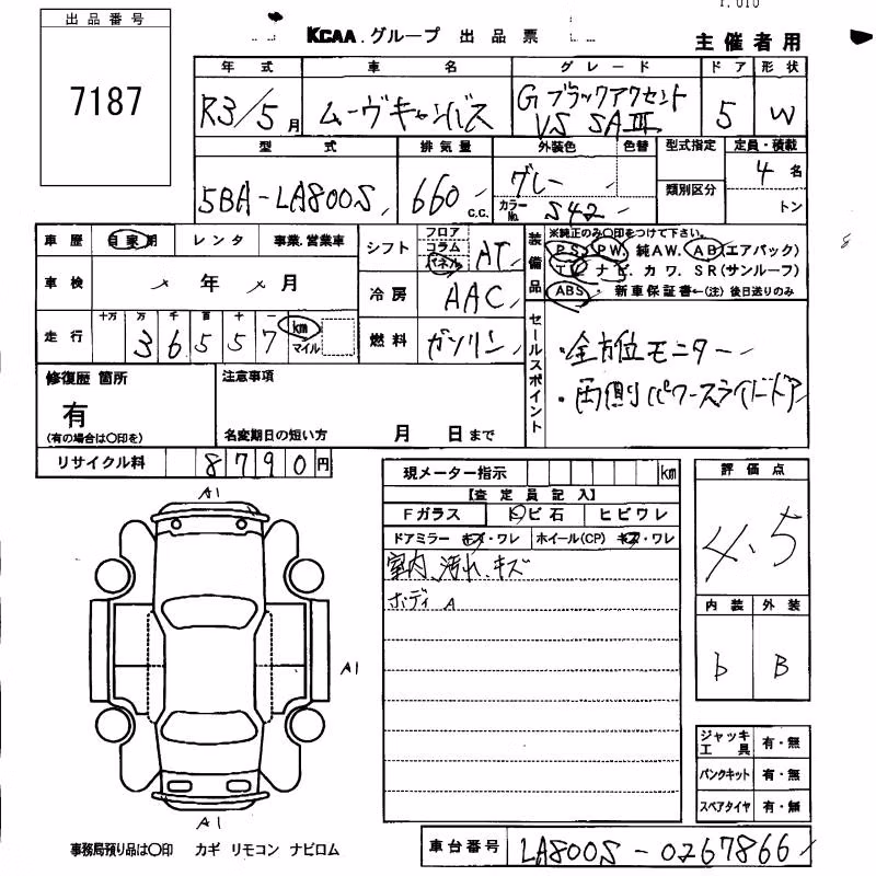 DAIHATSU MOVE CANBUS