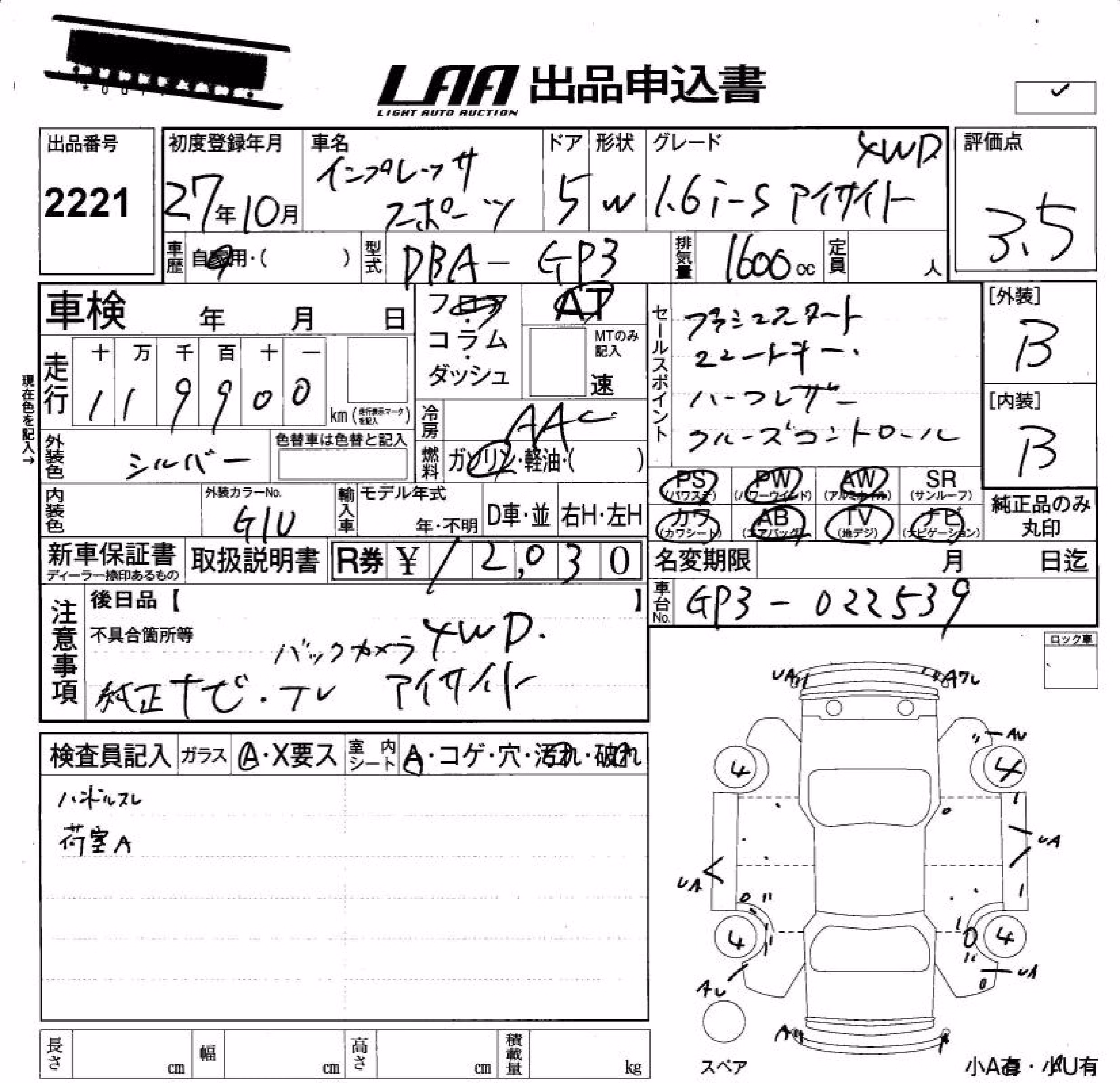 SUBARU IMPREZA