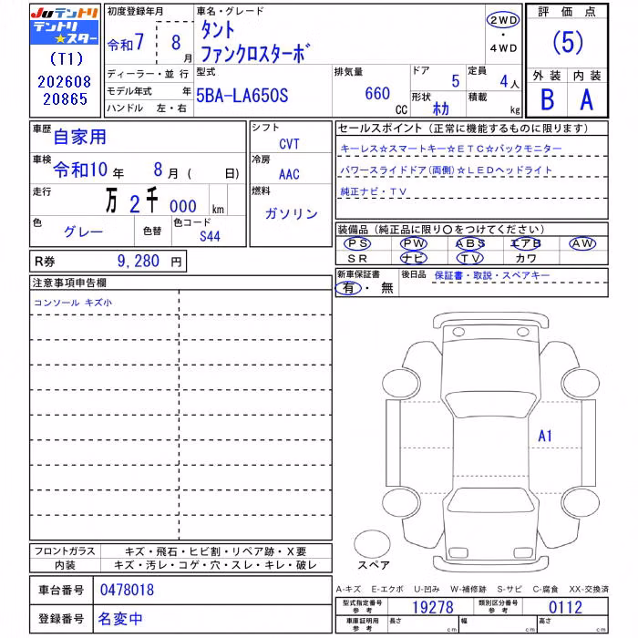 DAIHATSU TANTO