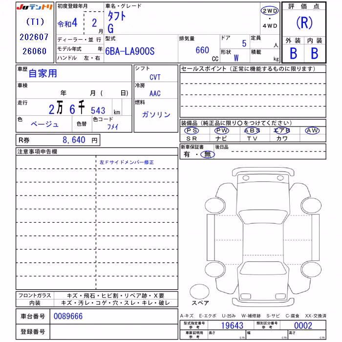 DAIHATSU TAFT