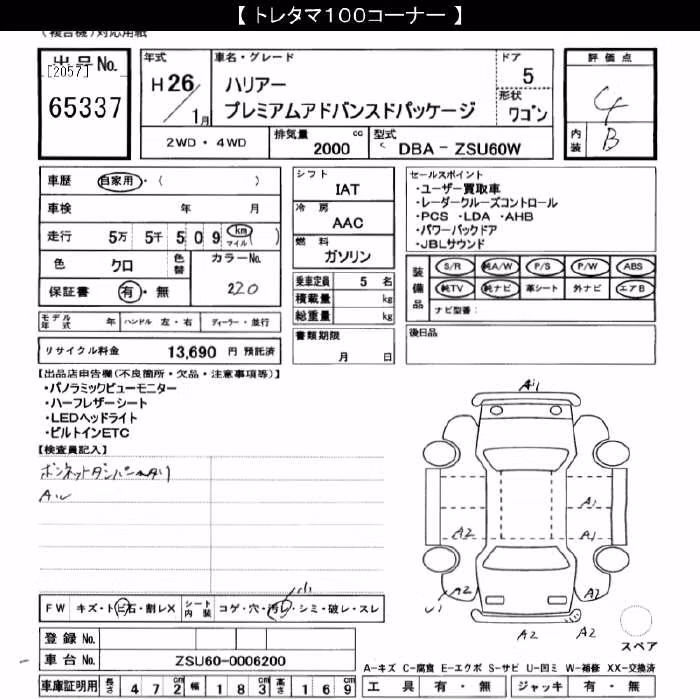 TOYOTA HARRIER