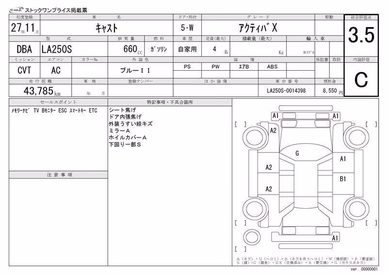 DAIHATSU CAST