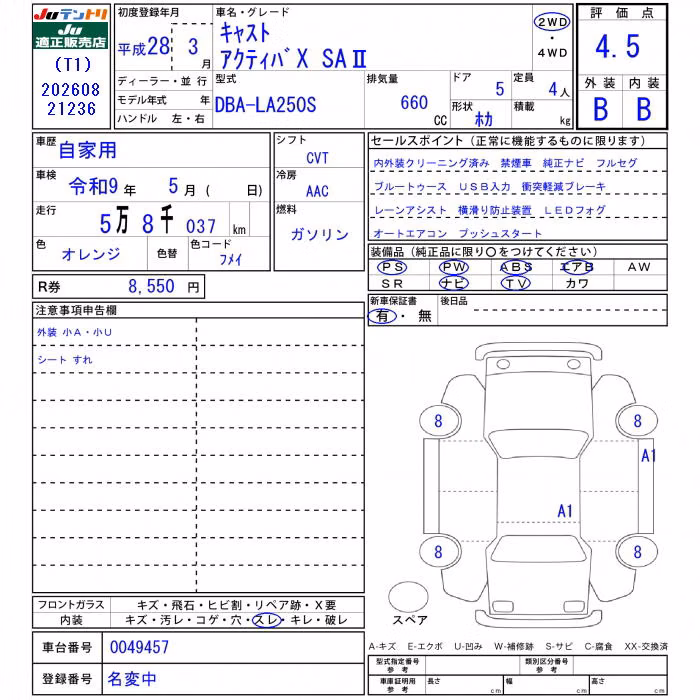 DAIHATSU CAST