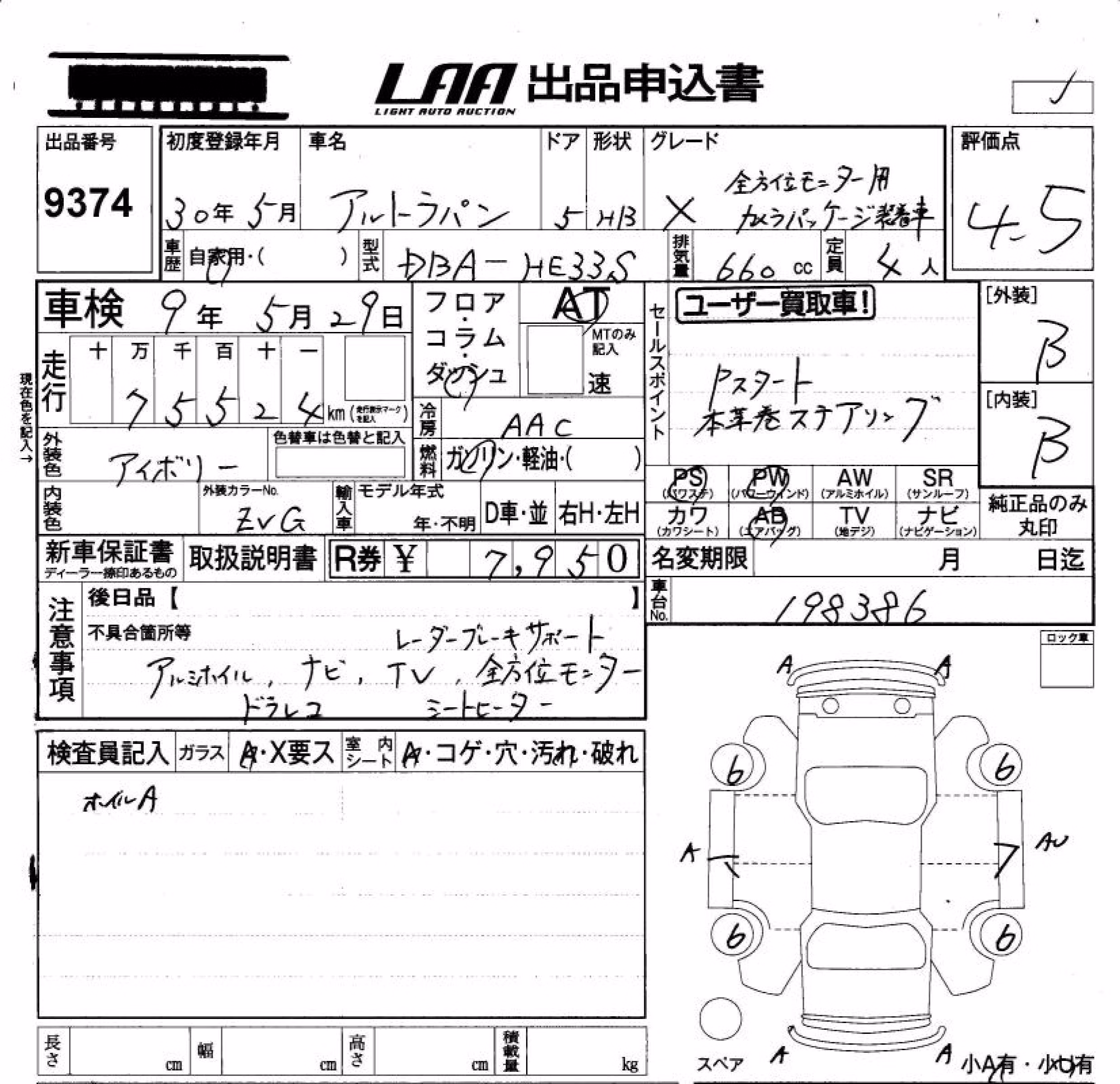 SUZUKI ALTO LAPIN
