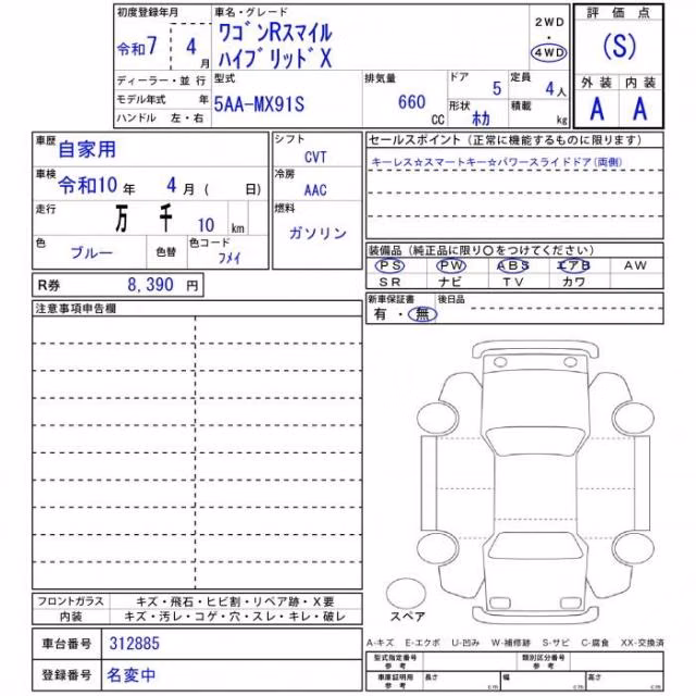 SUZUKI WAGON R SMILE