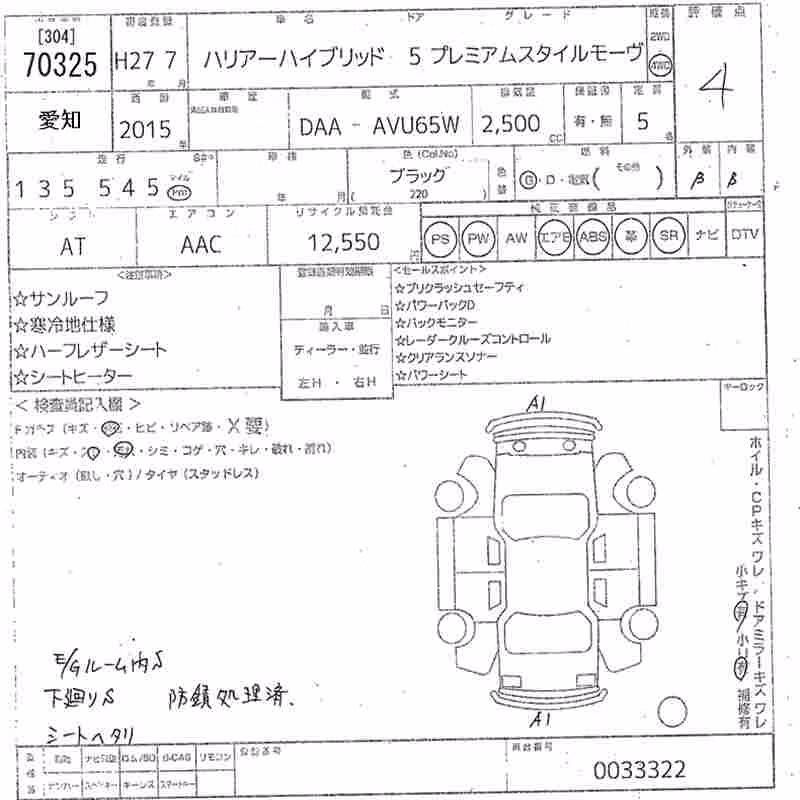 TOYOTA HARRIER