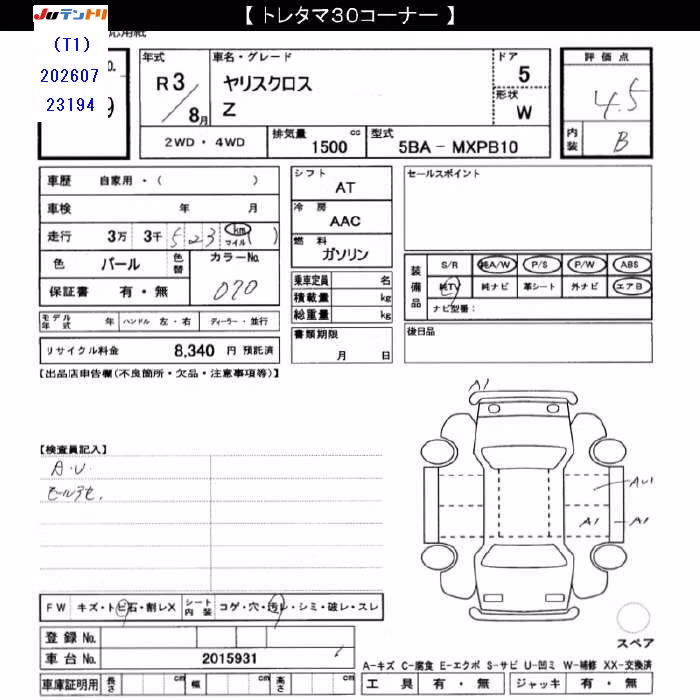 TOYOTA YARIS CROSS