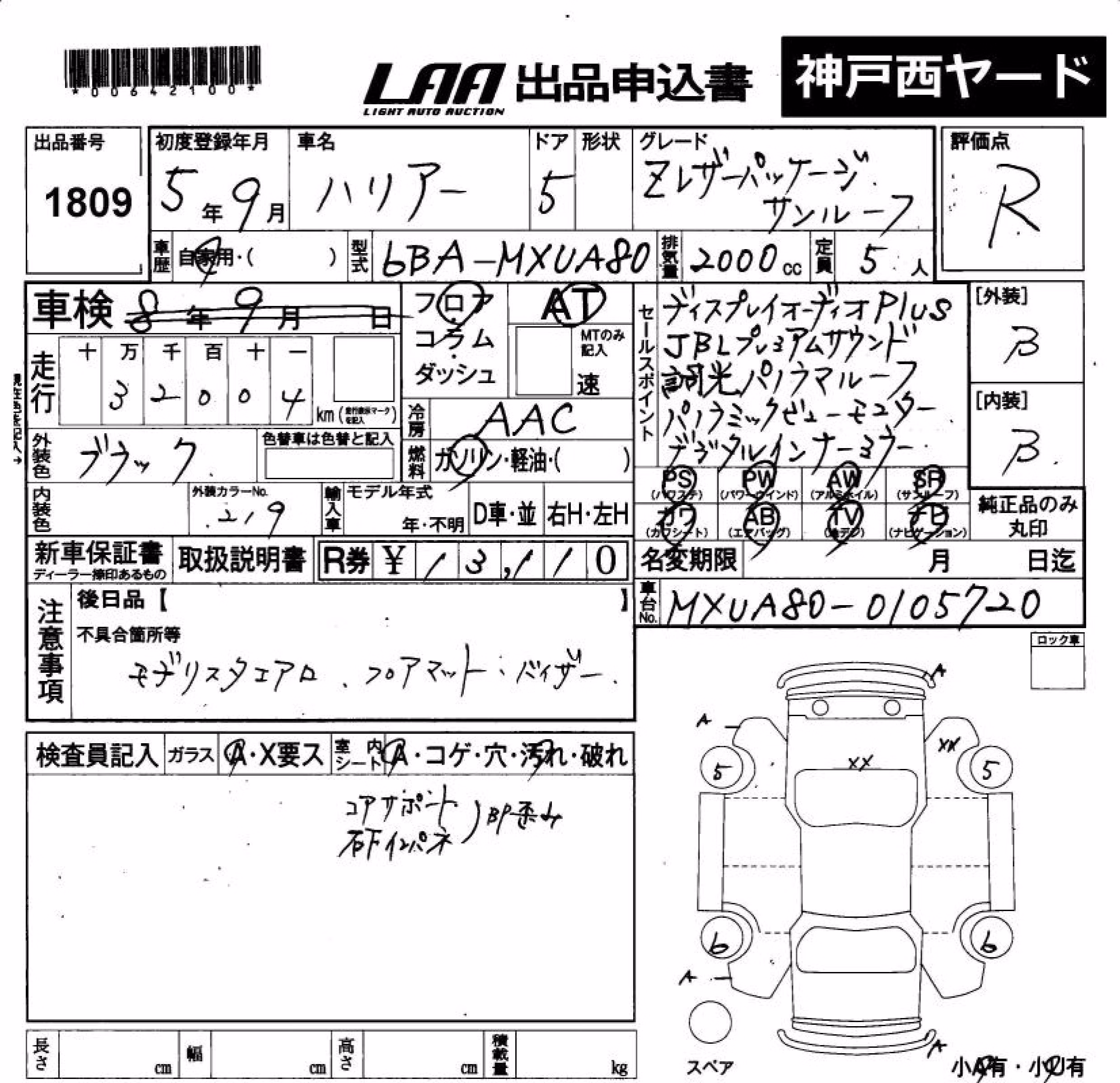 TOYOTA HARRIER