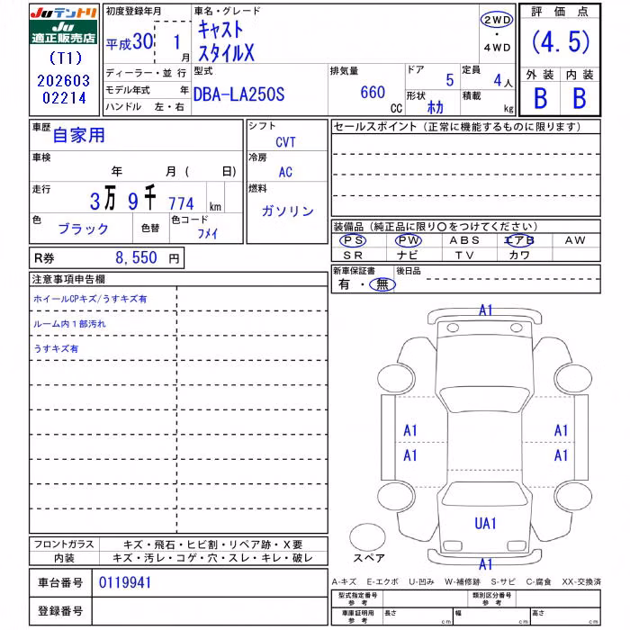 DAIHATSU CAST
