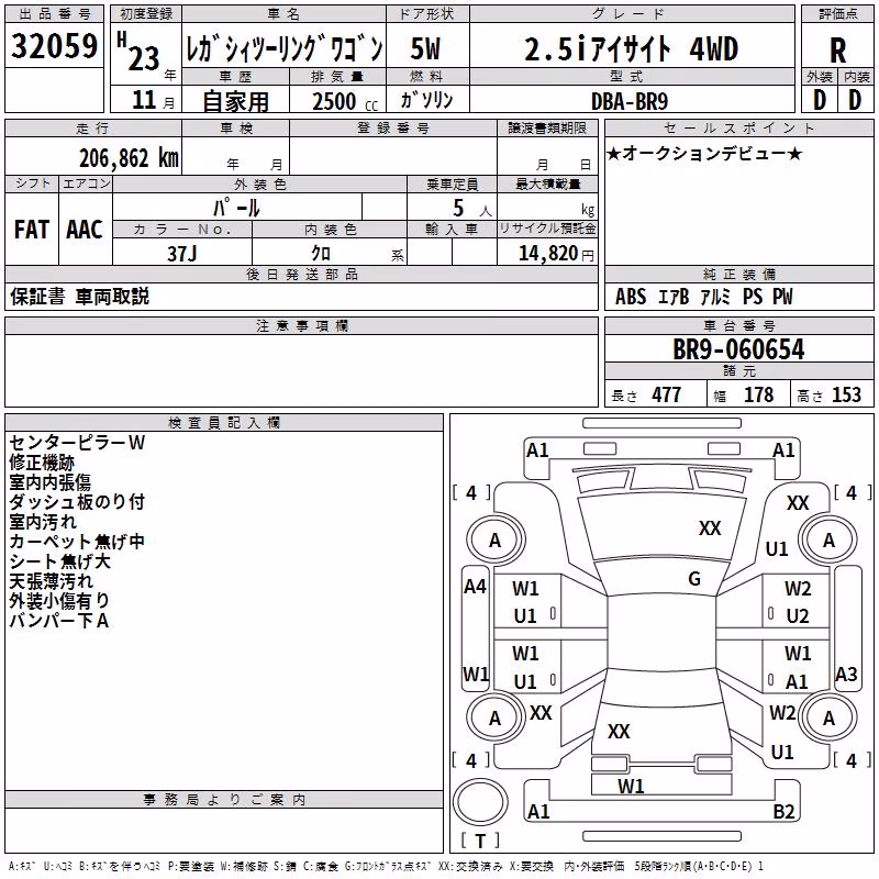 SUBARU LEGACY