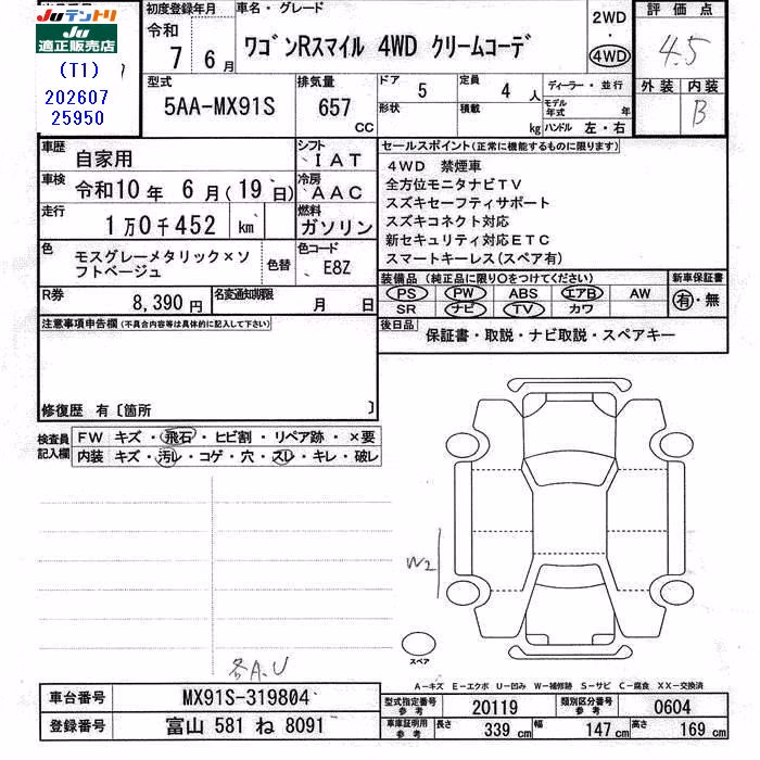 SUZUKI WAGON R SMILE