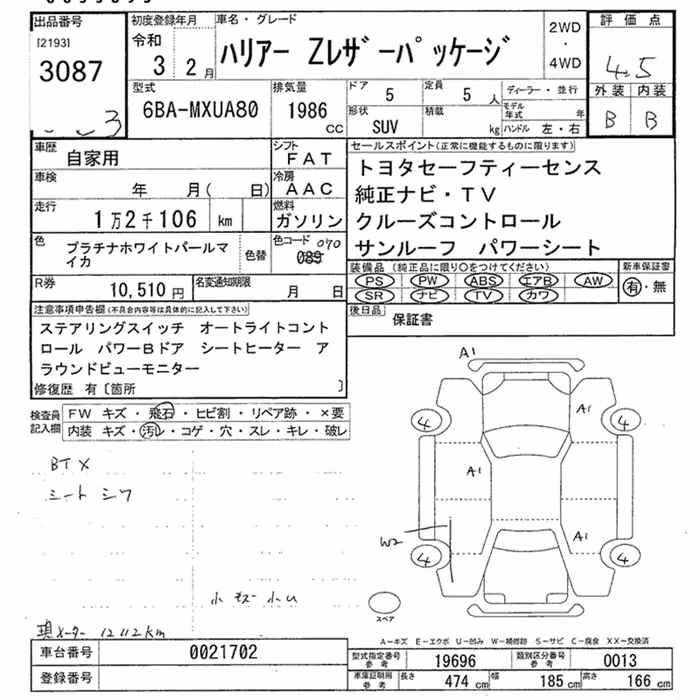 TOYOTA HARRIER