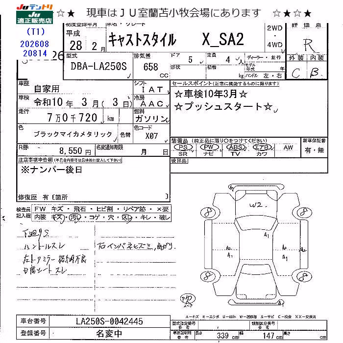 DAIHATSU CAST